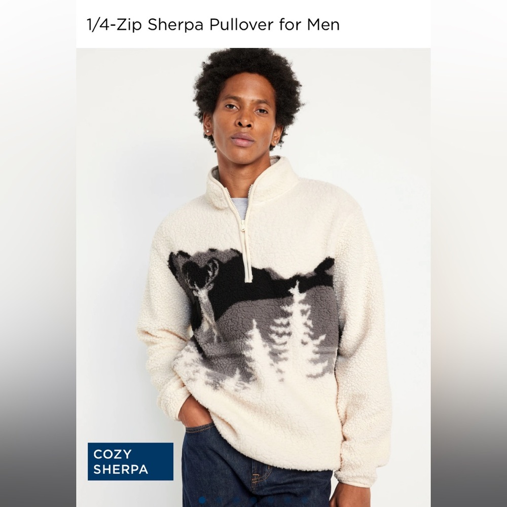 Mens Sherpa Sweater